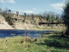 Мост через речку Лыну у д. Хамантово. 2000 год.