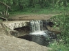 Водопад на речке Саблинка. 2000 год.